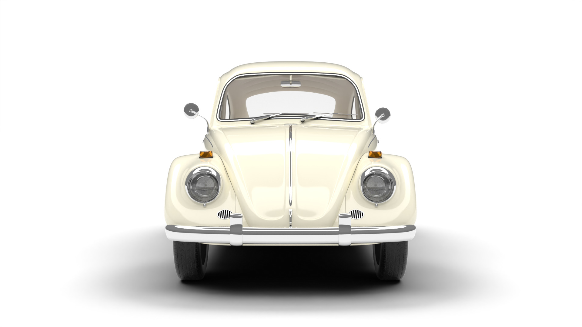 Volkswagen Beetle Type 1 1200 1965 3d model 3D model_14