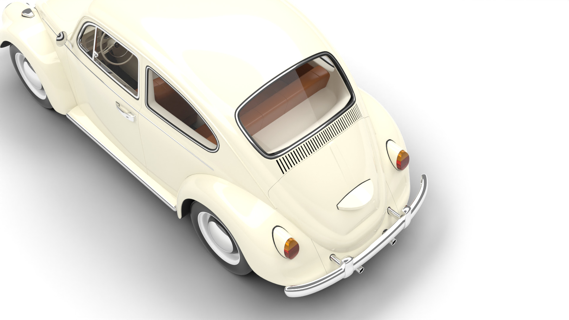 Volkswagen Beetle Type 1 1200 1965 3d model 3D model_11