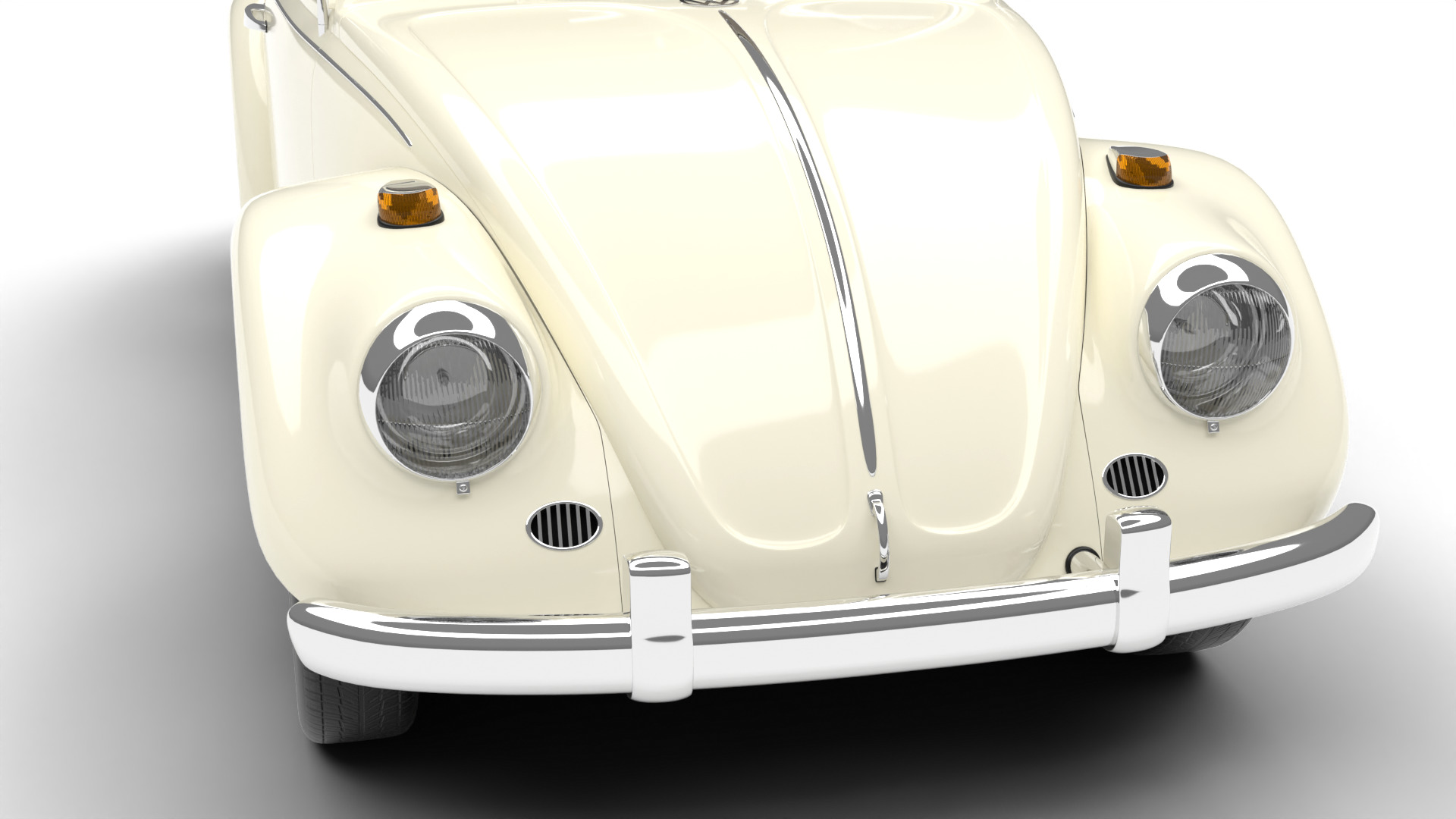 Volkswagen Beetle Type 1 1200 1965 3d model 3D model_8