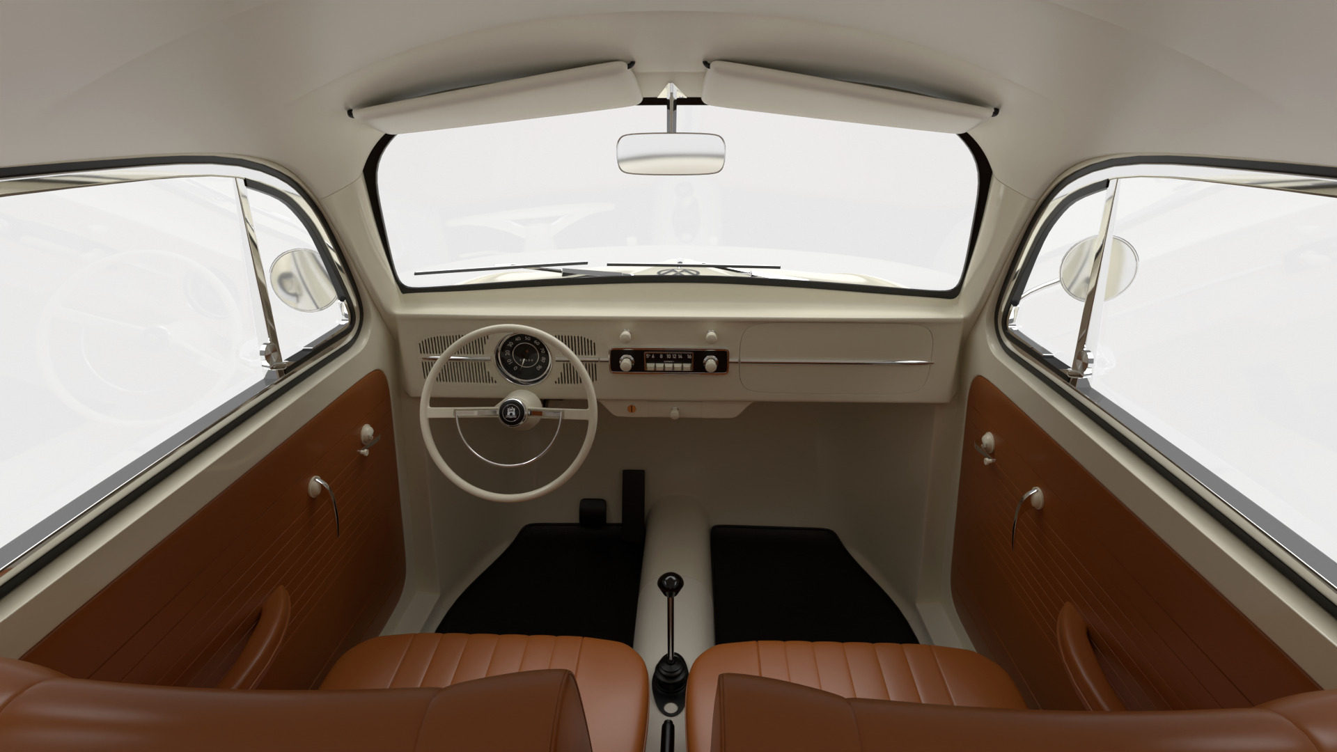 Volkswagen Beetle Type 1 1200 1965 3d model 3D model_21