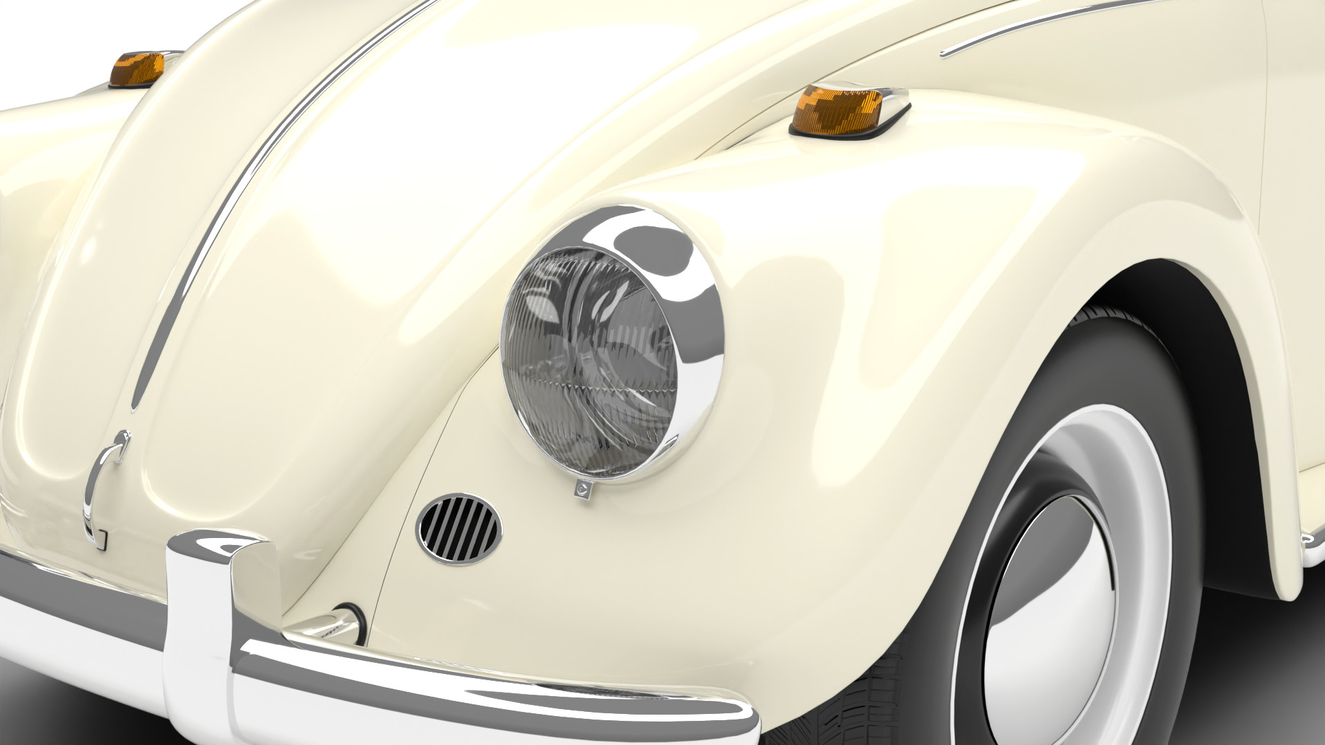 Volkswagen Beetle Type 1 1200 1965 3d model 3D model_18