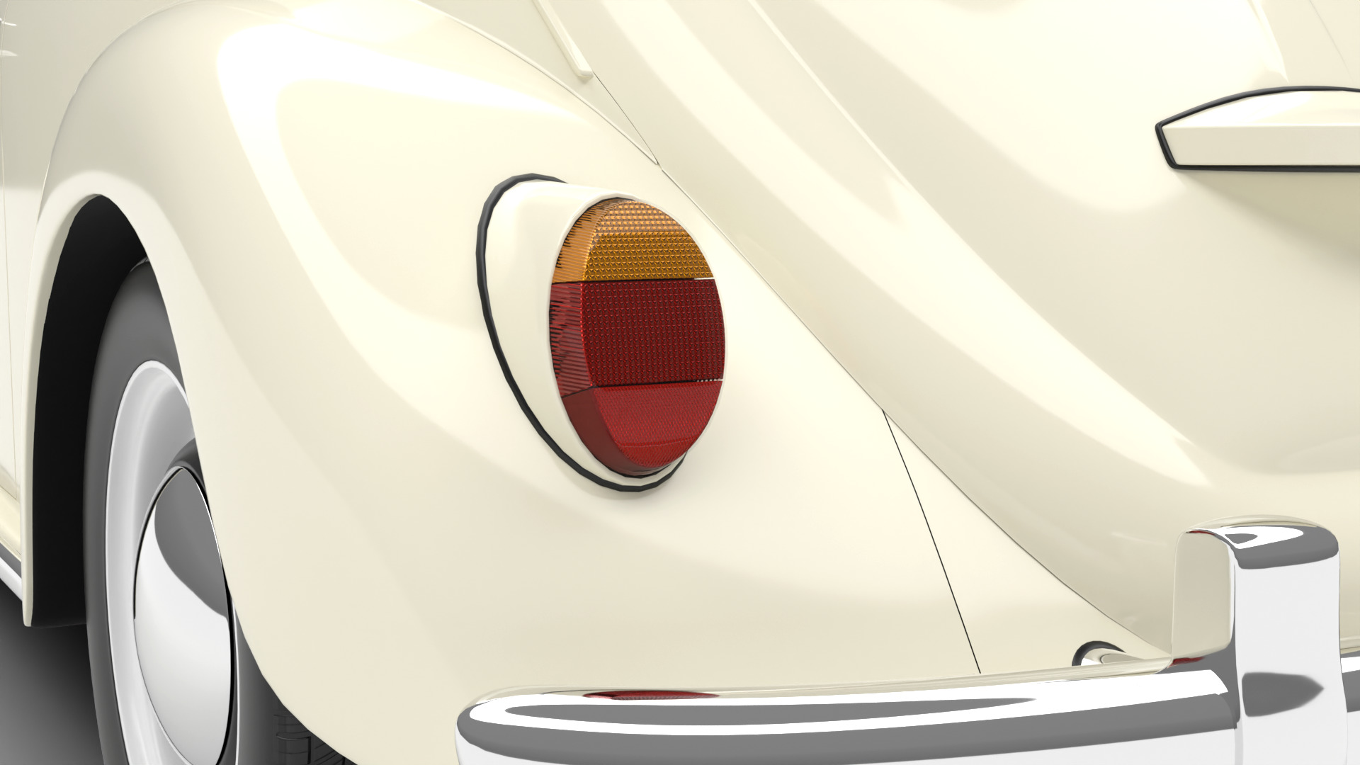 Volkswagen Beetle Type 1 1200 1965 3d model 3D model_16