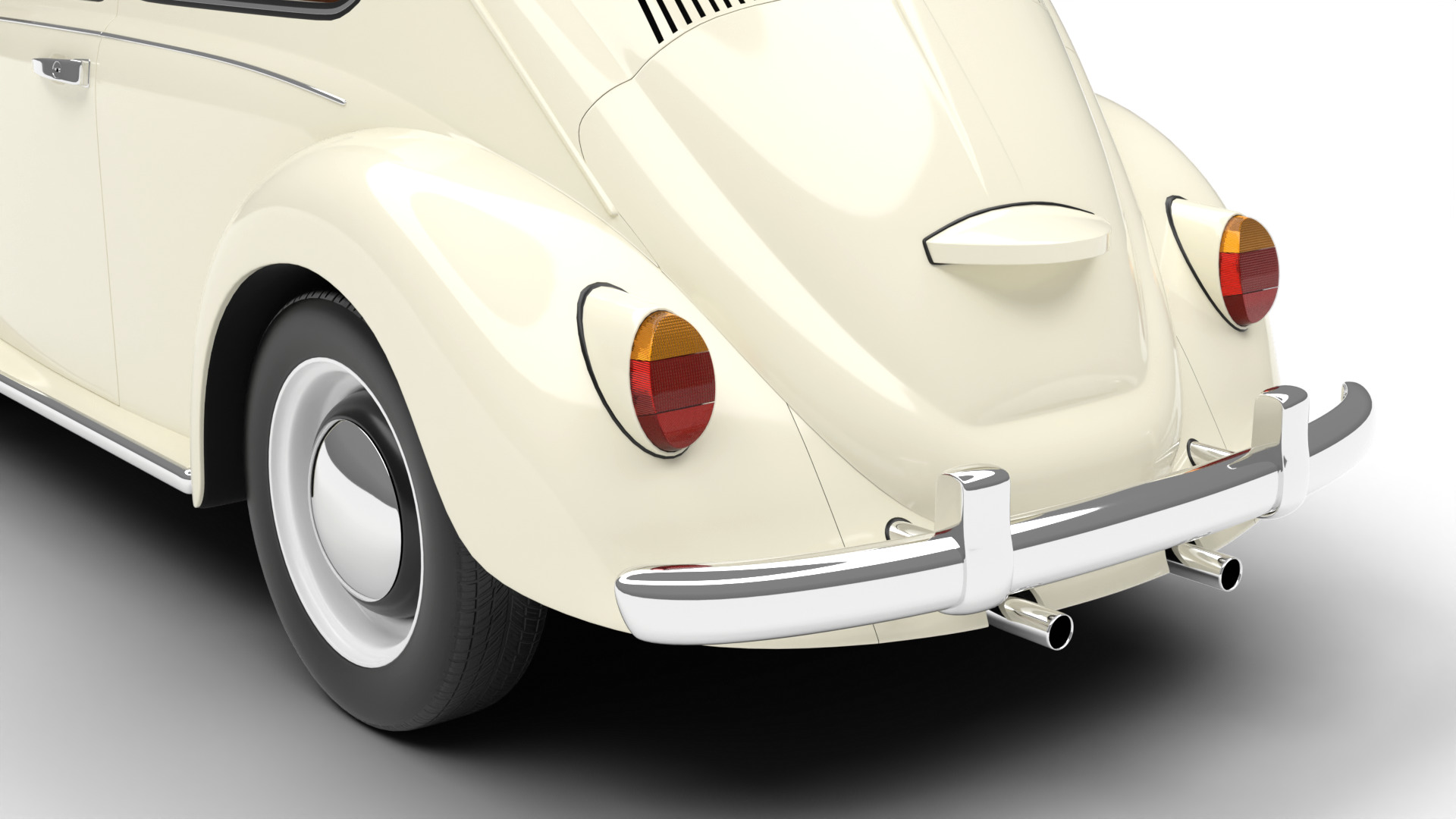 Volkswagen Beetle Type 1 1200 1965 3d model 3D model_5