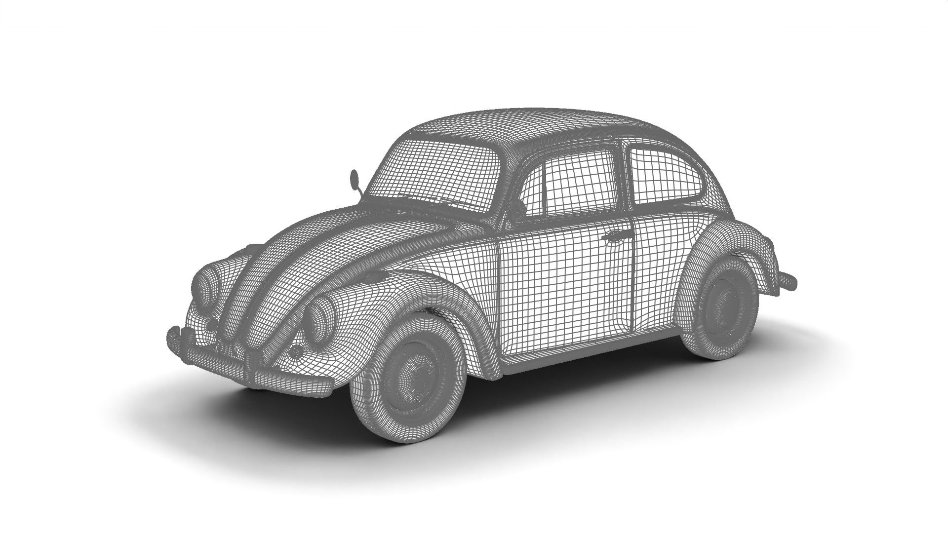 Volkswagen Beetle Type 1 1200 1965 3d model 3D model_27