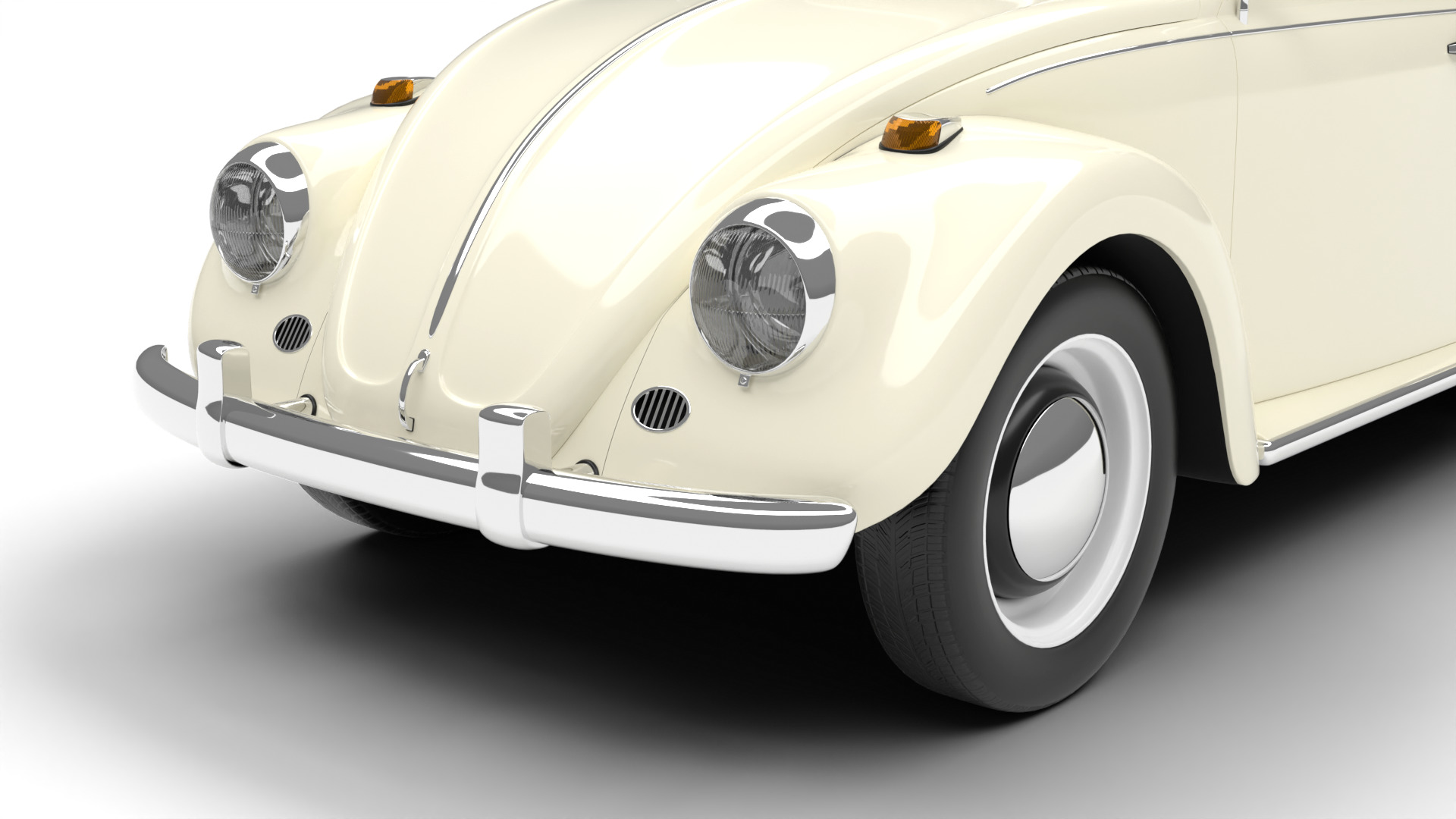 Volkswagen Beetle Type 1 1200 1965 3d model 3D model_4