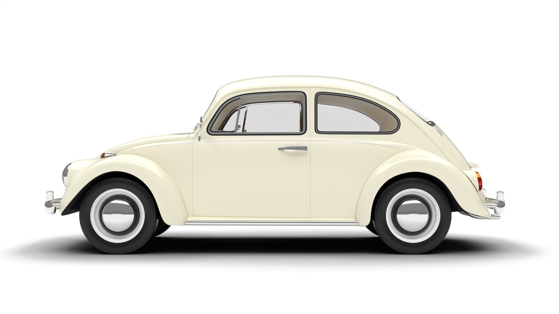 Volkswagen Beetle Type 1 1200 1965 3d model 3D model_12