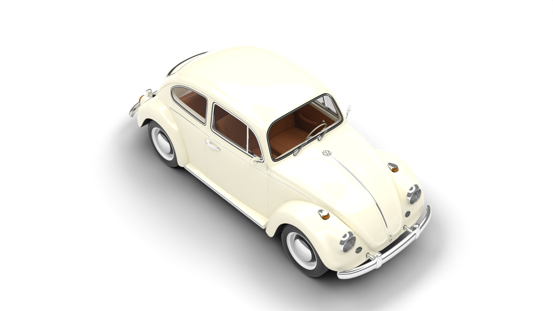 Volkswagen Beetle Type 1 1200 1965 3d model 3D model_10