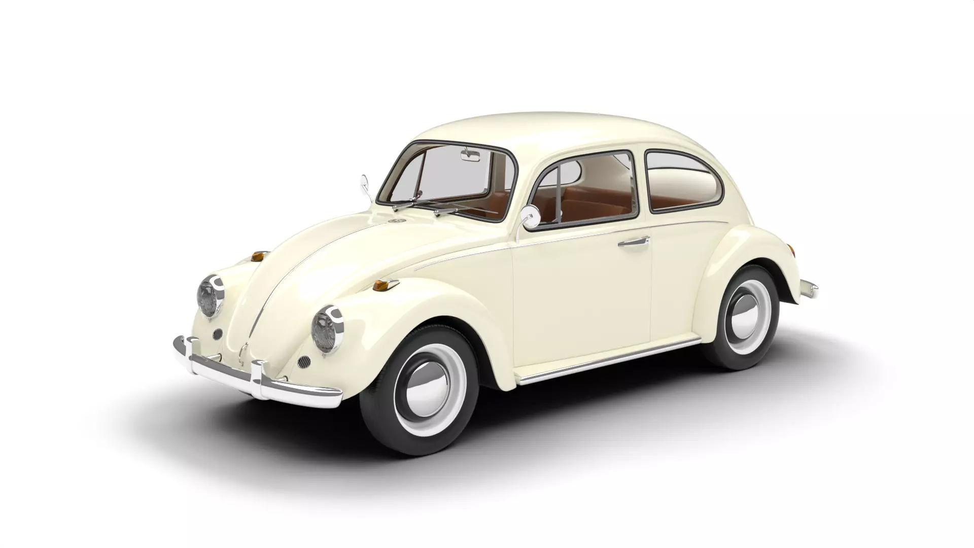 Volkswagen Beetle Type 1 1200 1965 3d model 3D model_0
