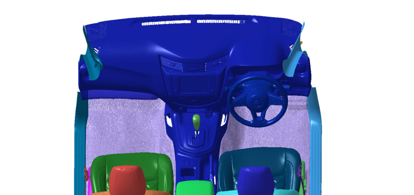 Nissan Navara 7AT 2021 Vehicle 3d scan model STL Format 3D model_7