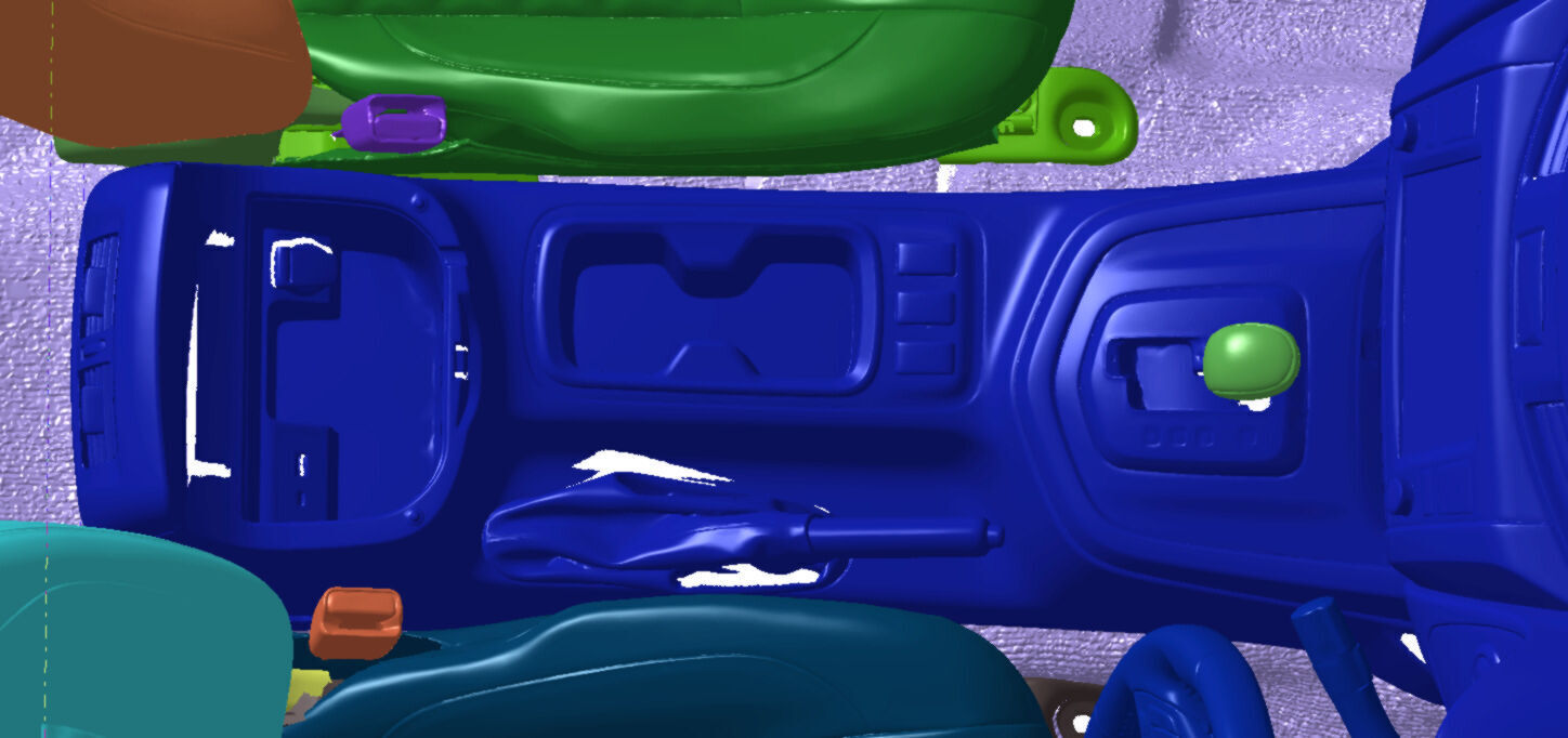 Nissan Navara 7AT 2021 Vehicle 3d scan model STL Format 3D model_6