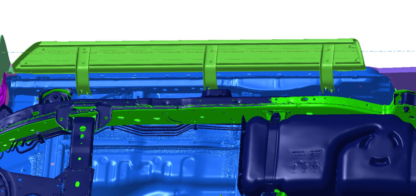 Nissan Navara 7AT 2021 Vehicle 3d scan model STL Format 3D model_3