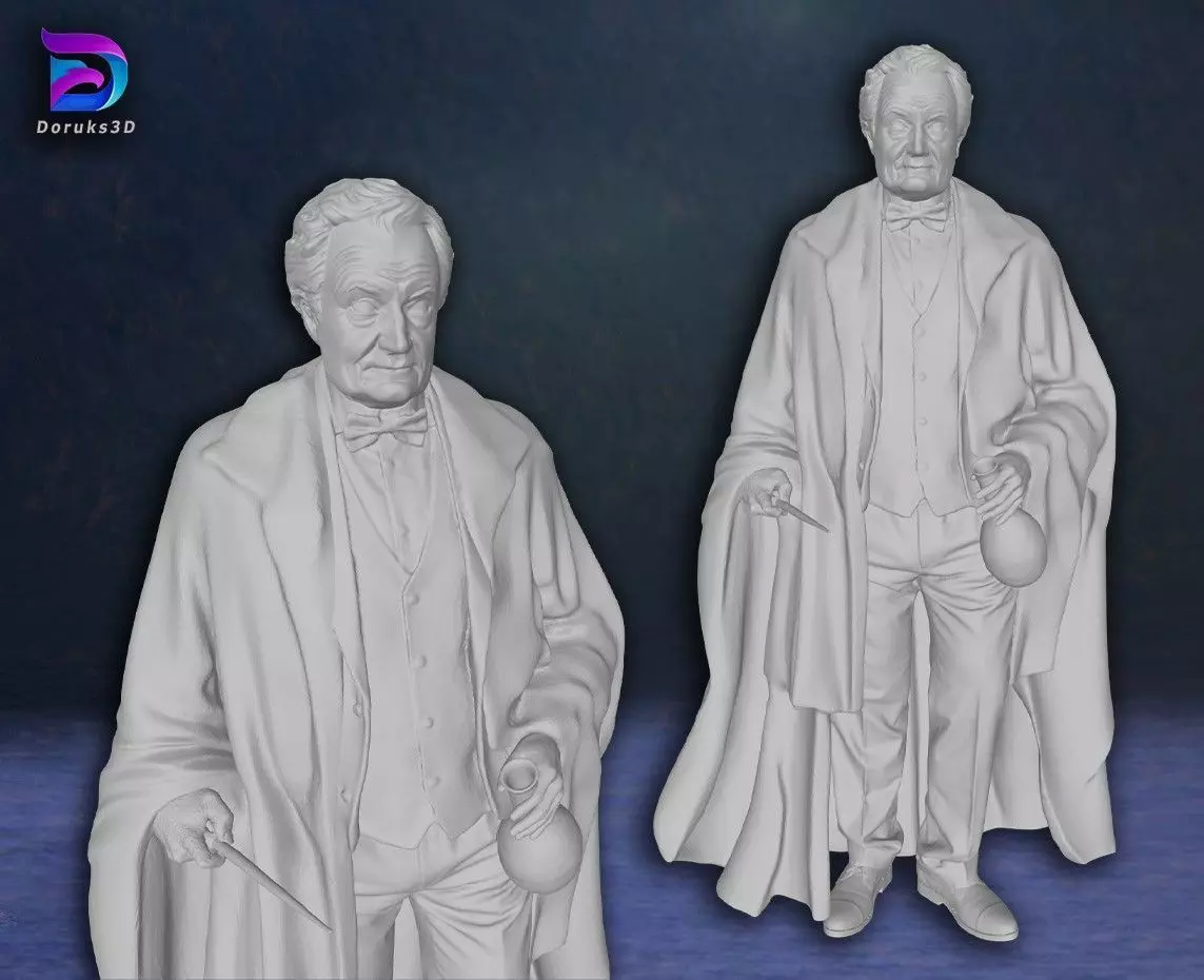 Horace Slughorn Harry potter Action Figure 3D Print Model 3D print model_0