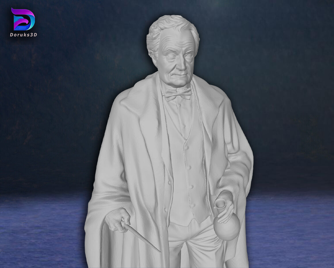 Horace Slughorn Harry potter Action Figure 3D Print Model 3D print model_7