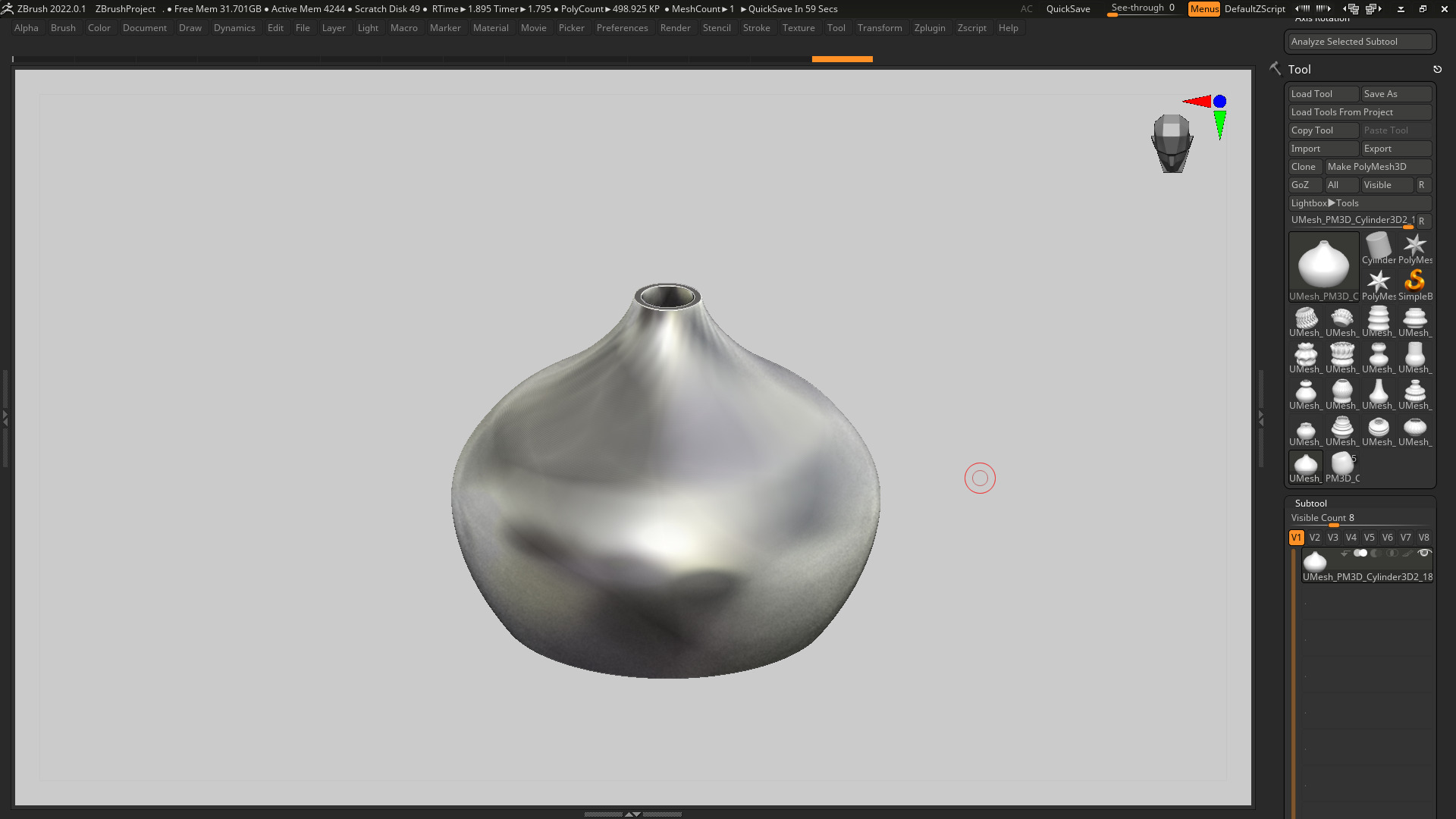 vase 3d print 691 3D print model_3
