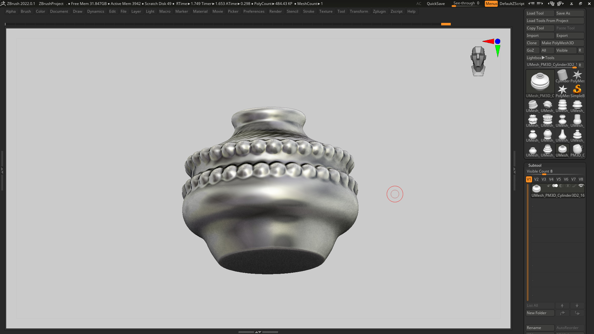 vase 3d print 689  3D print model_3
