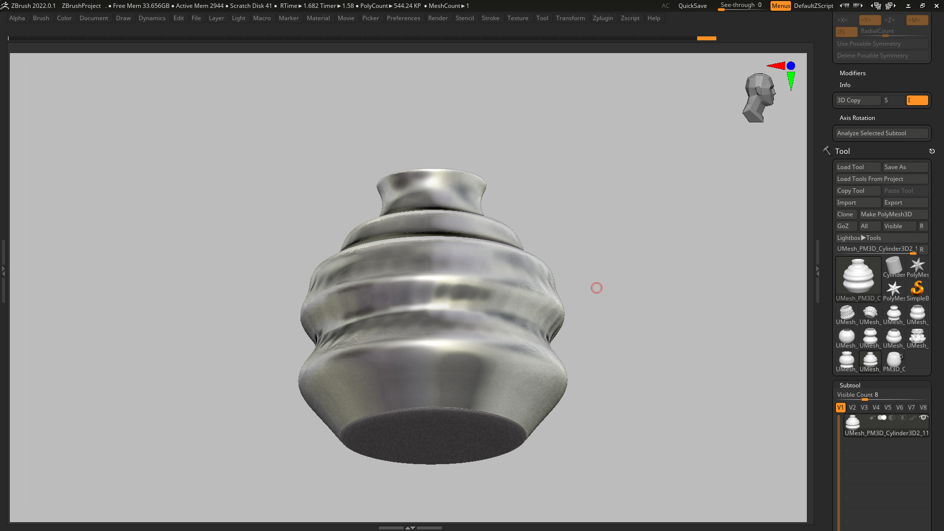 vase 3d print 676 3D print model_5