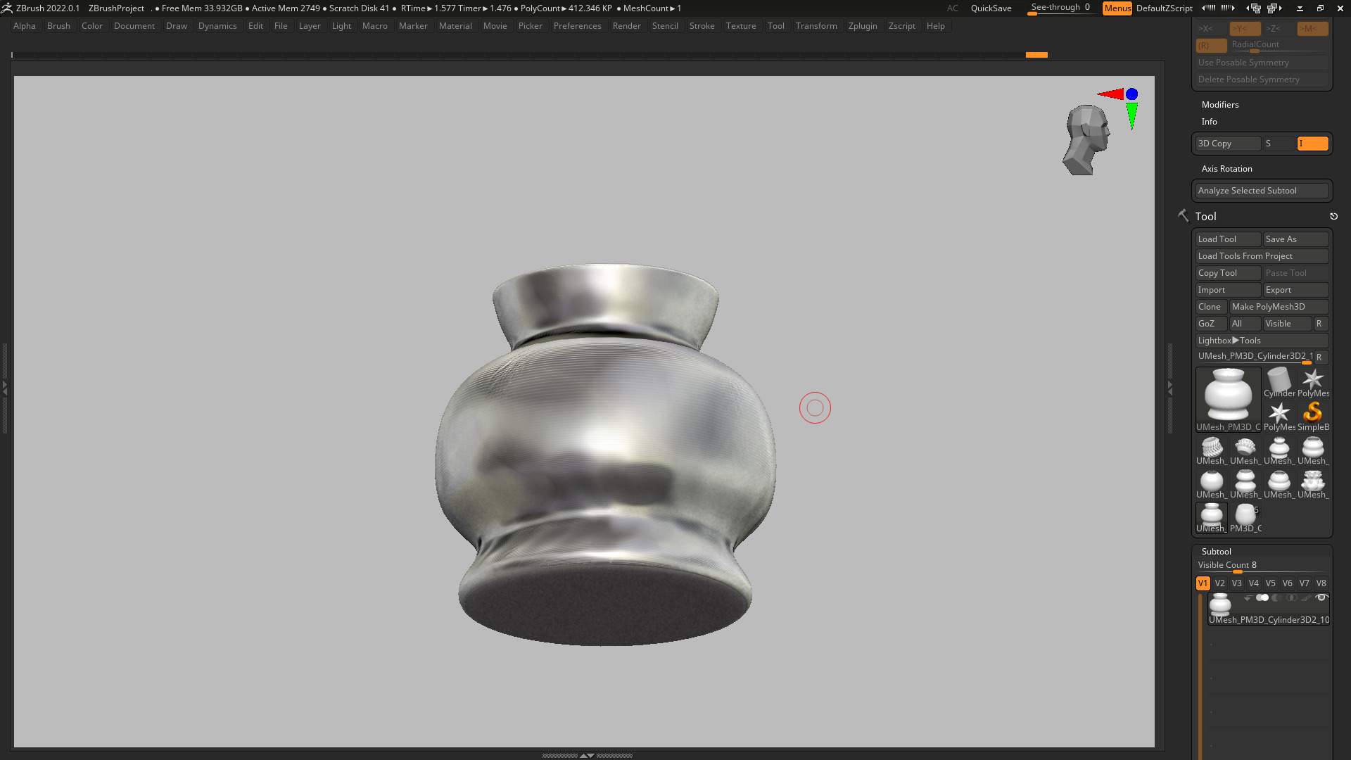 vase 3d print 675 3D print model_5