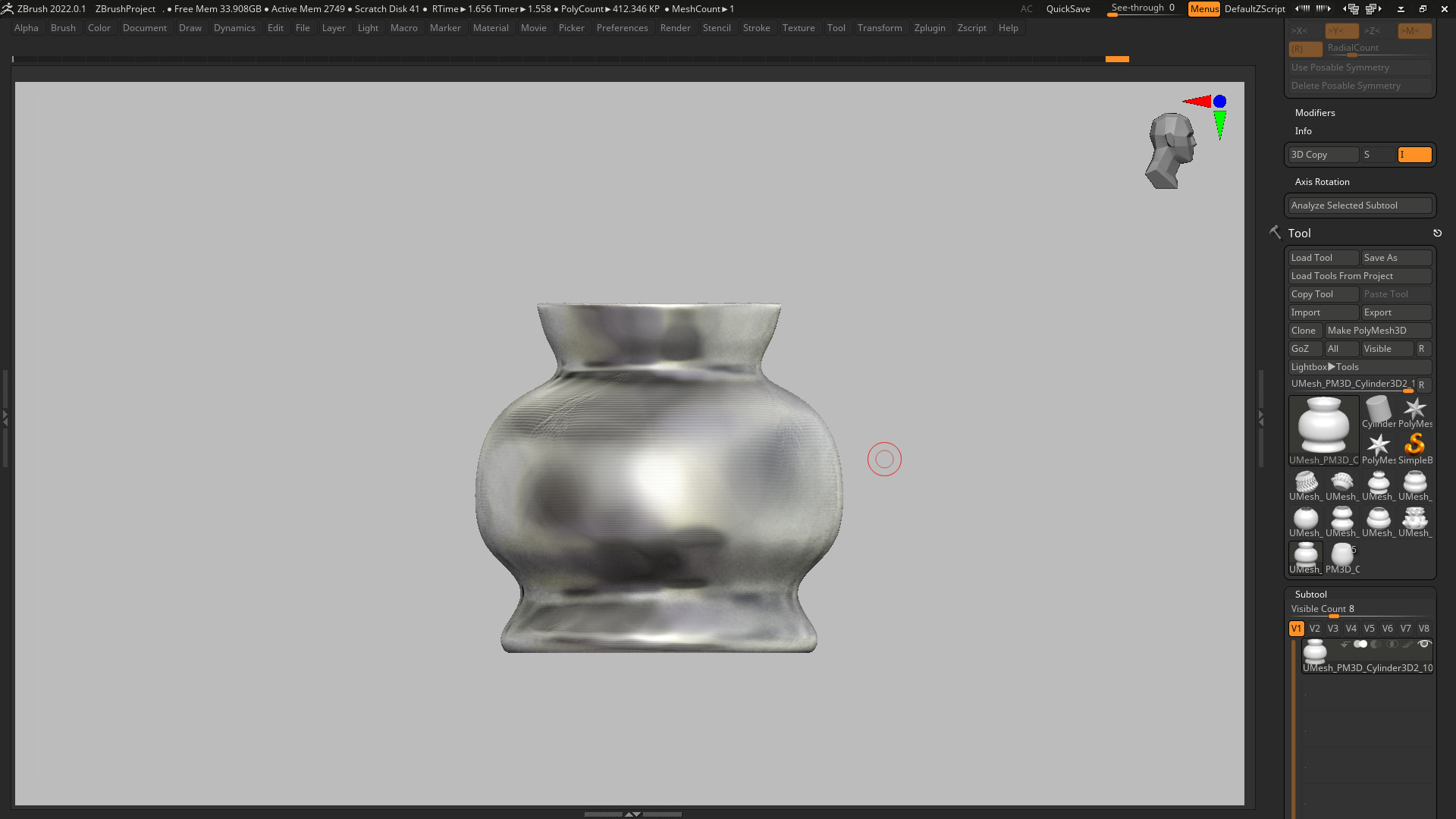 vase 3d print 675 3D print model_4