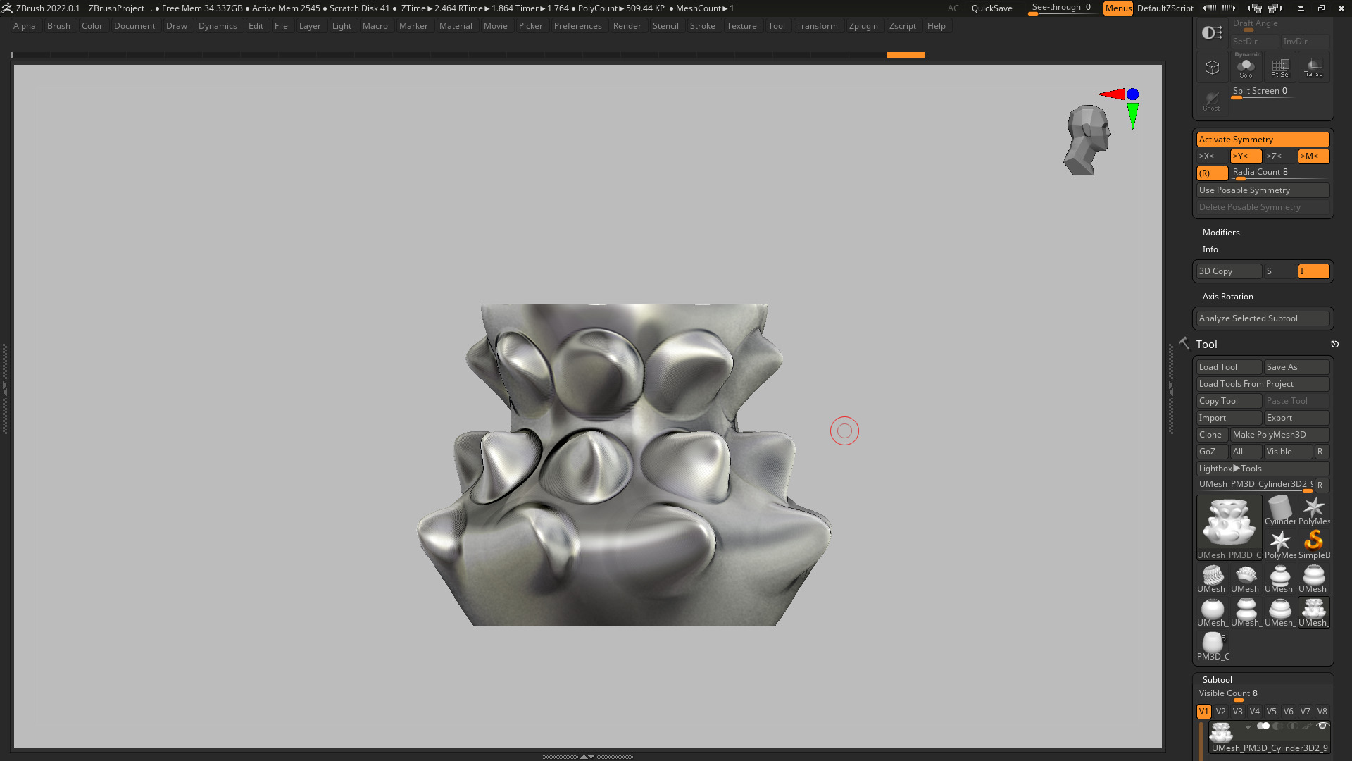 vase 3d print 674 3D print model_4