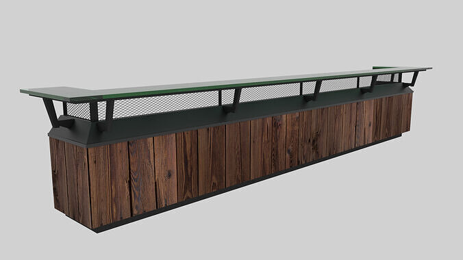 Bar Counter 3D model