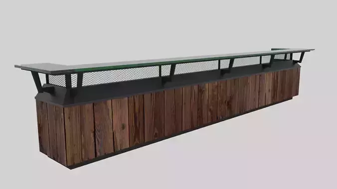  Bar Counter 3D model