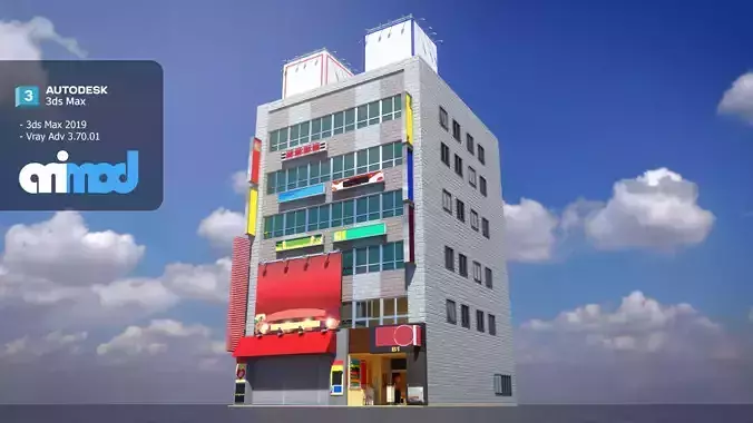 Japanese Commercial Building 0002