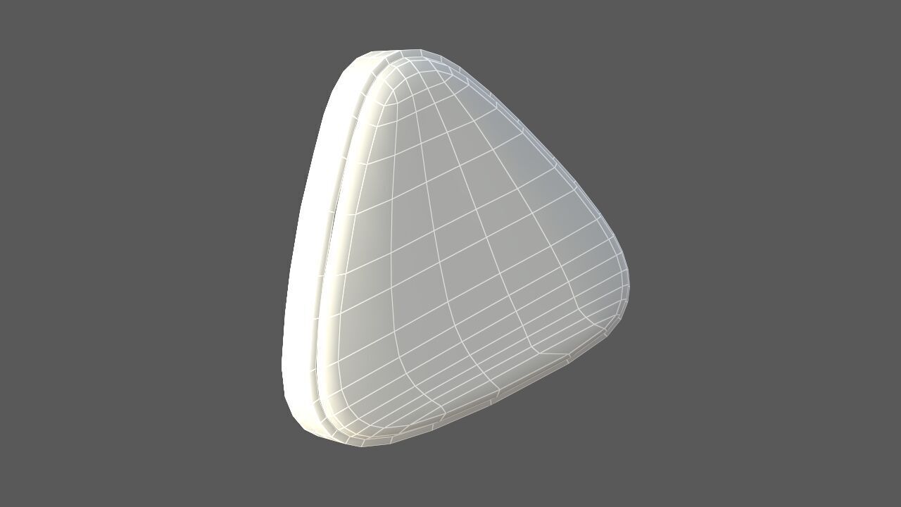 North korea Flage Icon 3D model_14