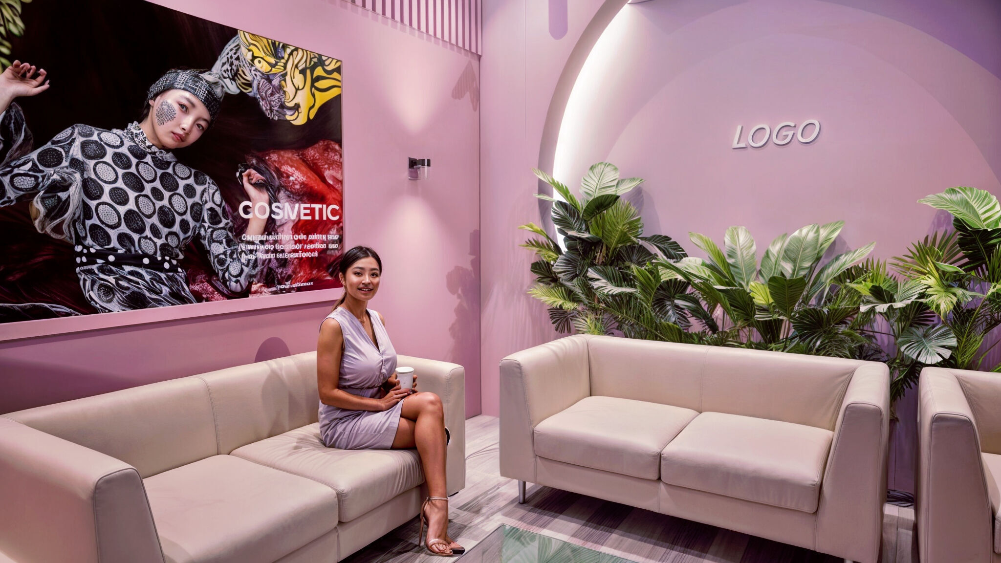 Exhibition stand 3D model_3