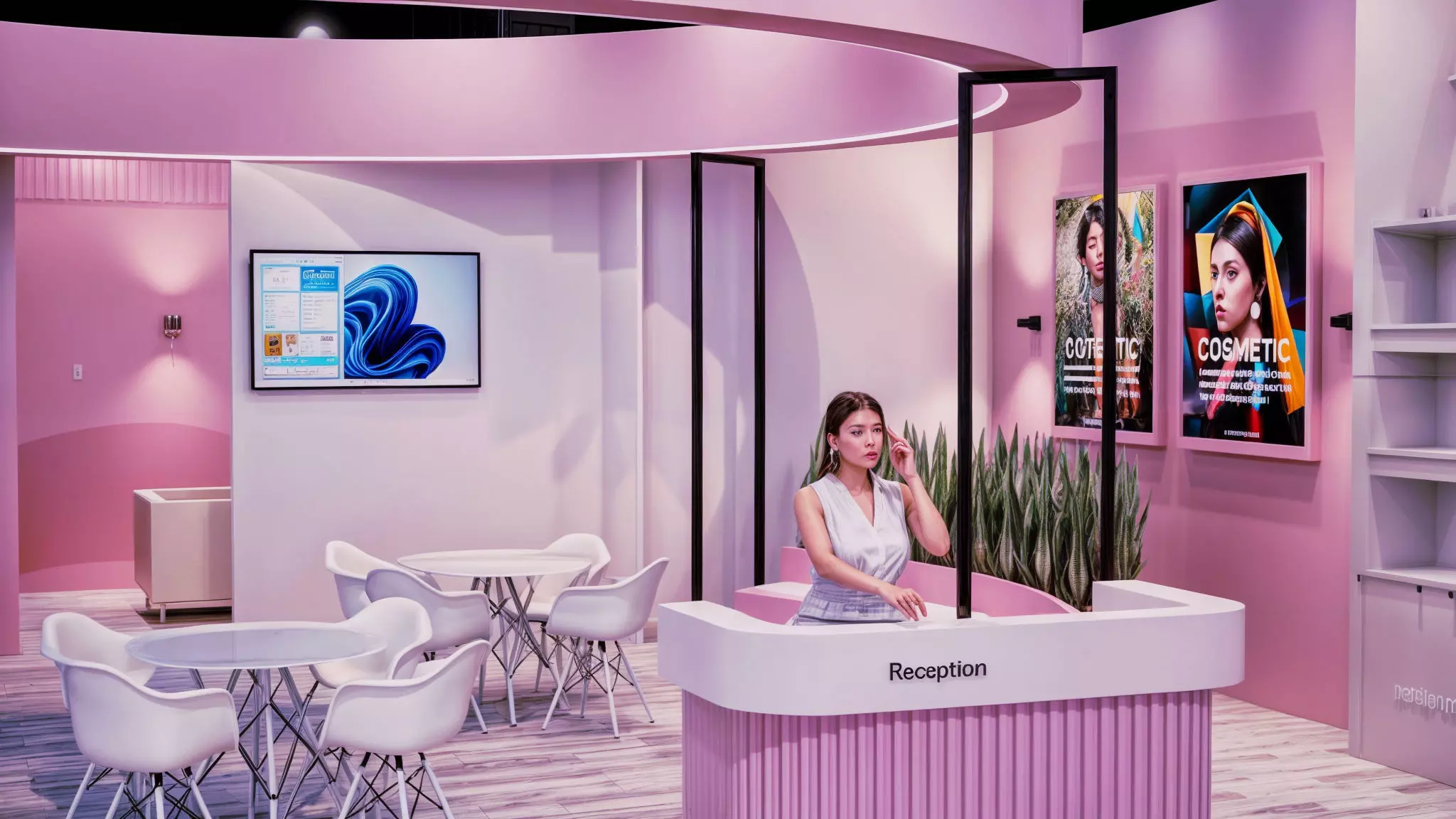 Exhibition stand 3D model_0