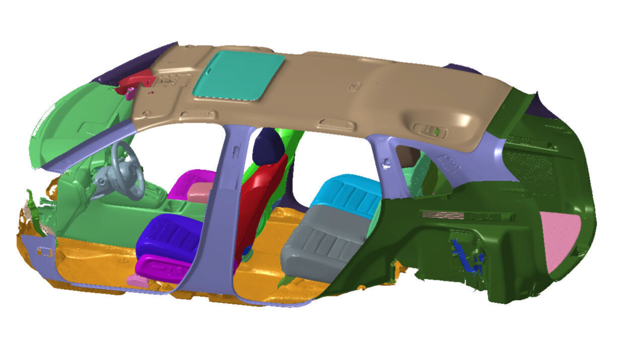 Honda CR-V Hybrid AWD Sport Touring 2023 Vehicle 3d scan model 3D model_9