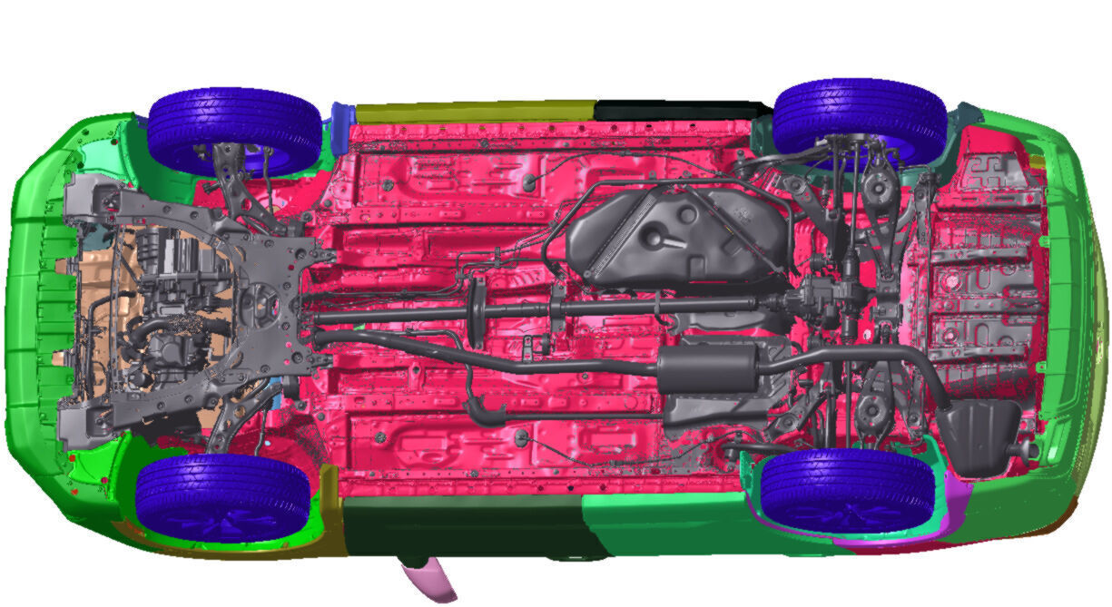 Honda CR-V Hybrid AWD Sport Touring 2023 Vehicle 3d scan model 3D model_4