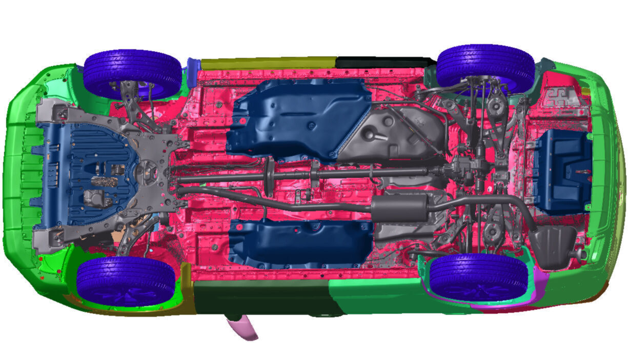 Honda CR-V Hybrid AWD Sport Touring 2023 Vehicle 3d scan model 3D model_3
