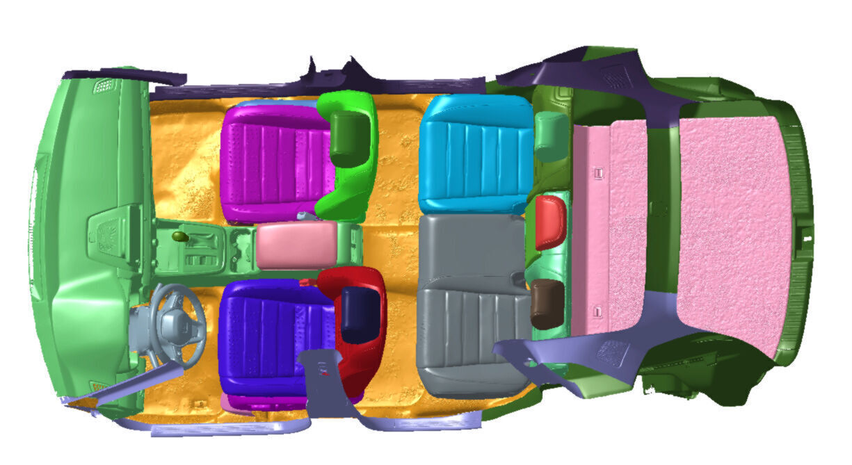 Honda CR-V Hybrid AWD Sport Touring 2023 Vehicle 3d scan model 3D model_7