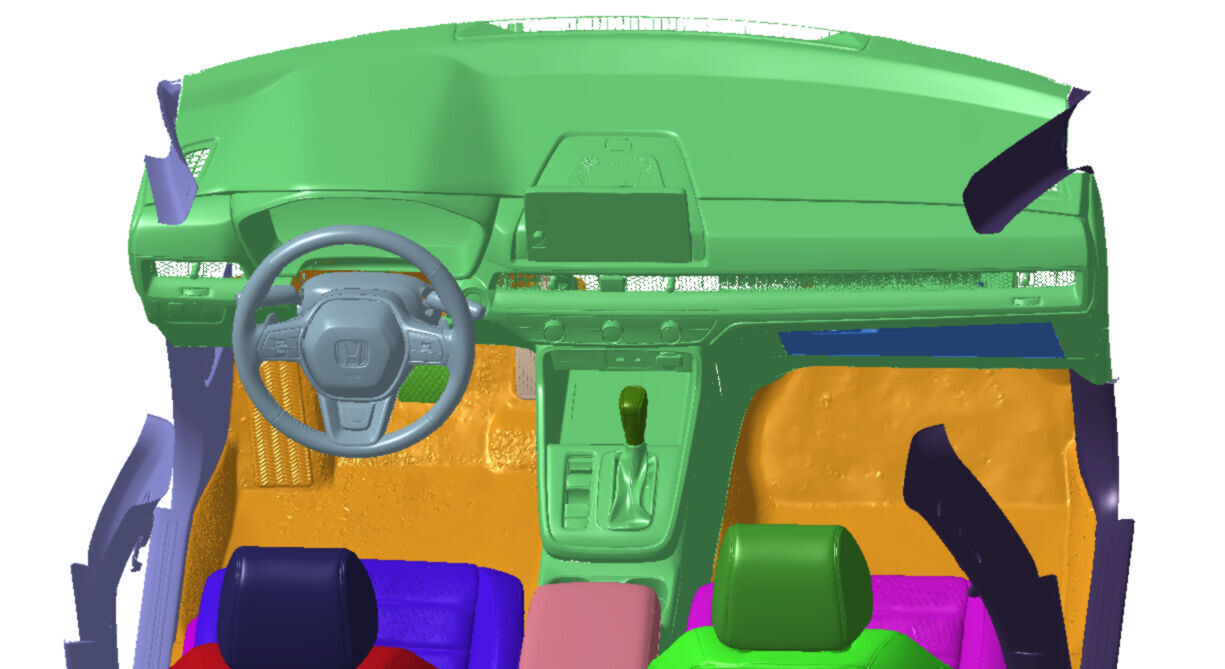 Honda CR-V Hybrid AWD Sport Touring 2023 Vehicle 3d scan model 3D model_8