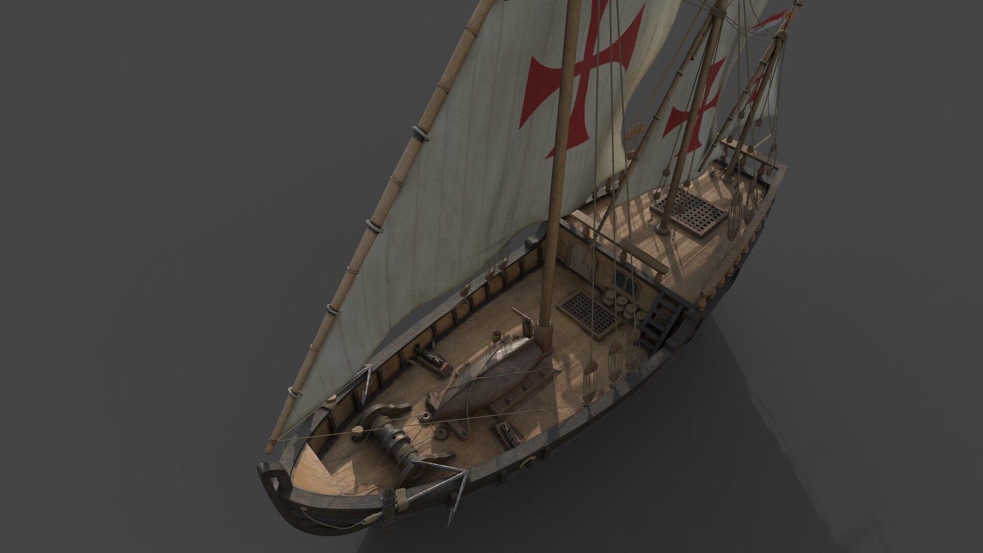 Nina Caravel 3D model_2