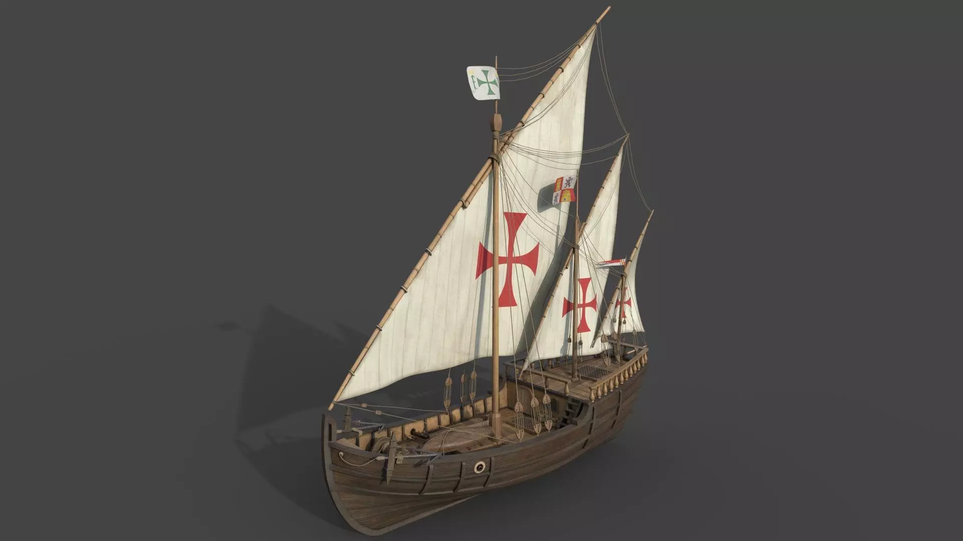 Nina Caravel 3D model_0