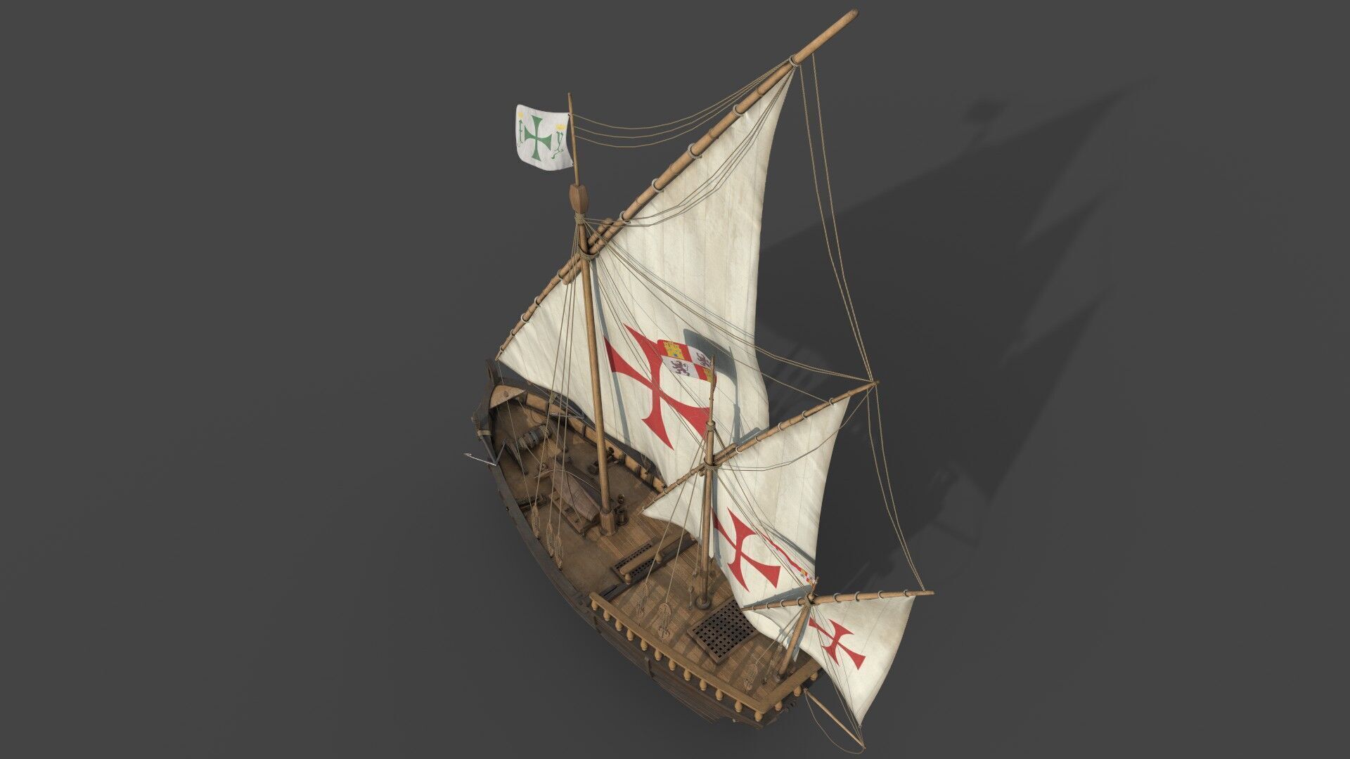 Nina Caravel 3D model_5