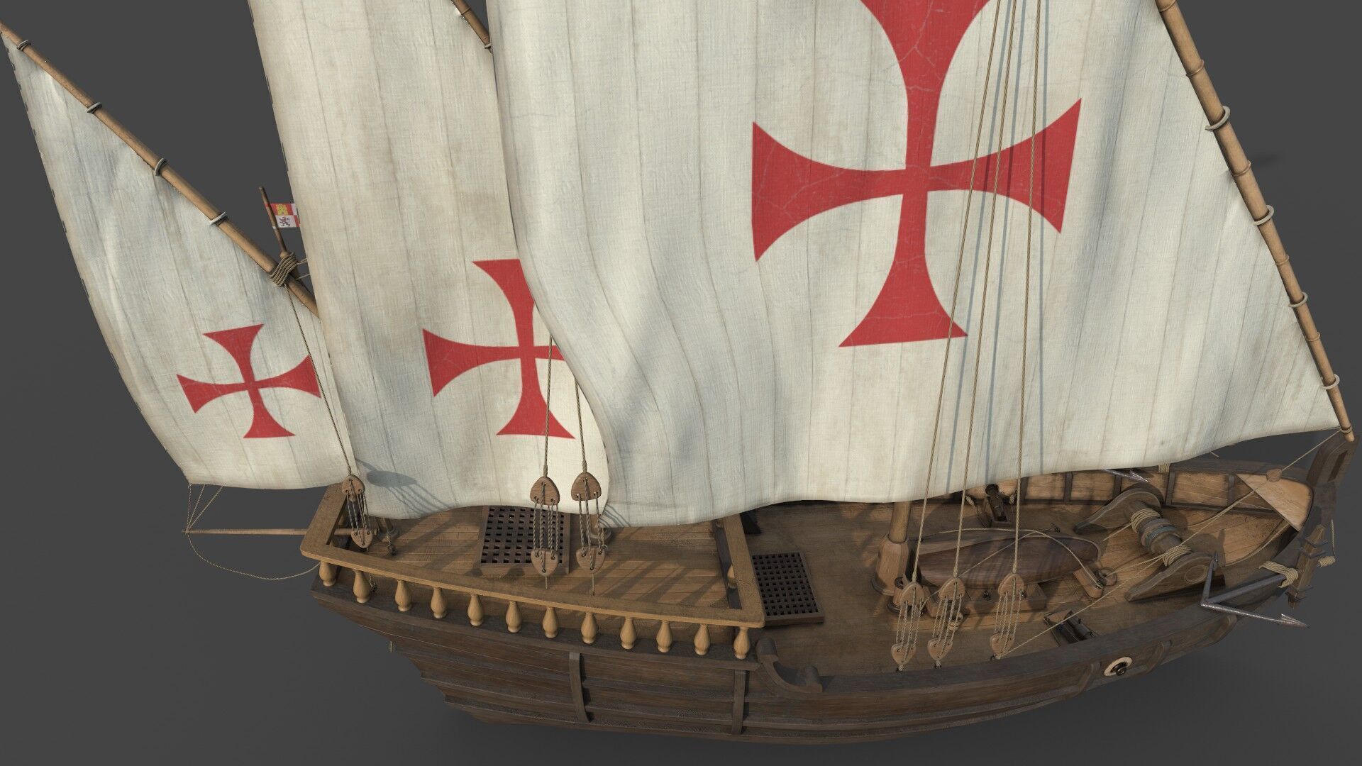 Nina Caravel 3D model_6