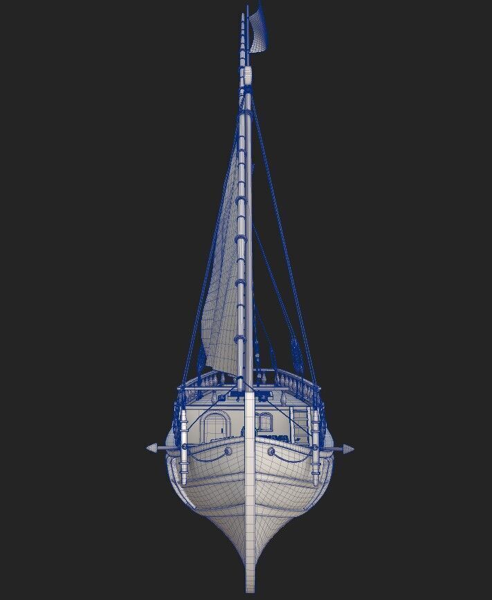 Nina Caravel 3D model_10