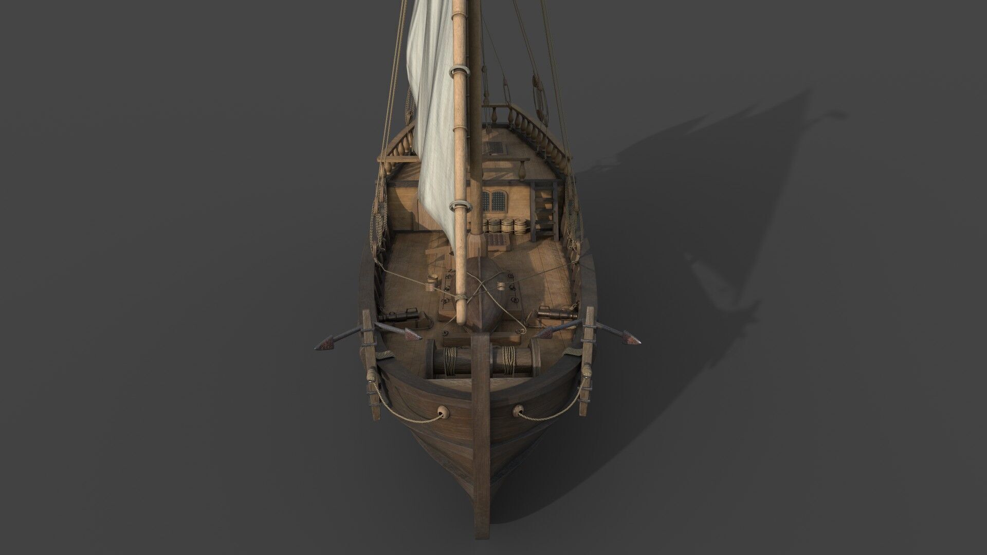 Nina Caravel 3D model_4