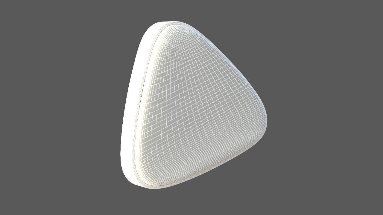 United Arab Emirates Flag Icon 3D model_14