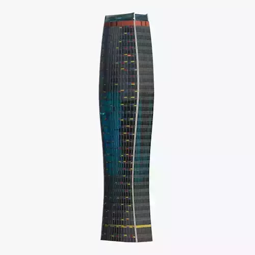 Kipco Tower Kuwait City 3D model