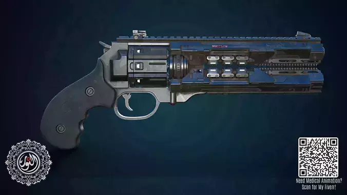 Game Ready Sci Fi Heavy Weapon