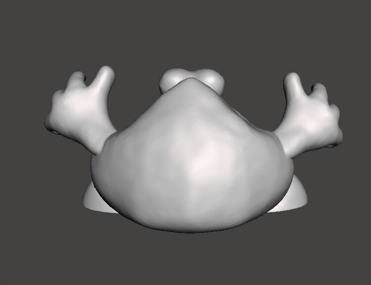 TRAP DOOR THE BIG RED THING FANTASY FIGURE MODEL TOY SCULPTURE 3D print model_7