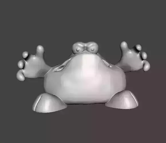 TRAP DOOR THE BIG RED THING FANTASY FIGURE MODEL TOY SCULPTURE 3D print model