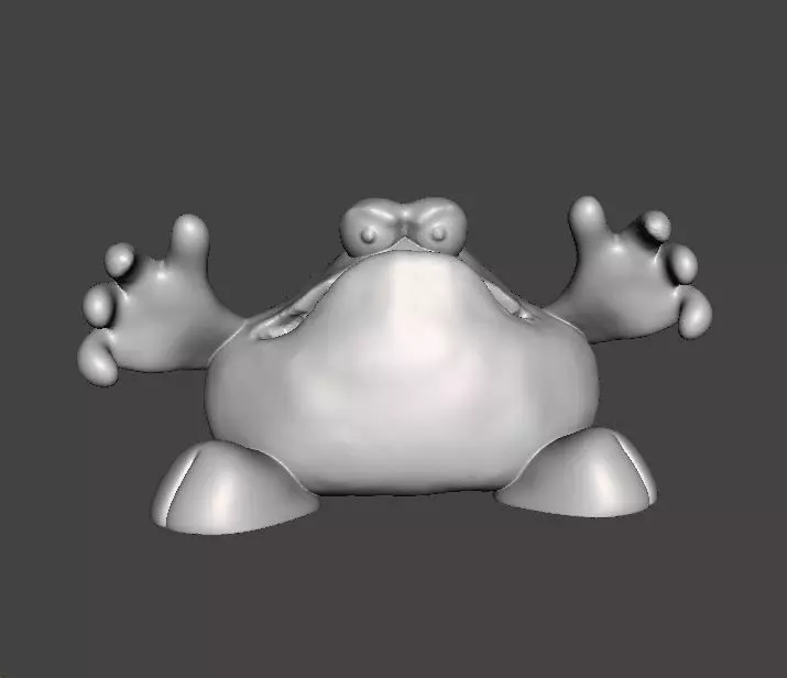 TRAP DOOR THE BIG RED THING FANTASY FIGURE MODEL TOY SCULPTURE 3D print model_0