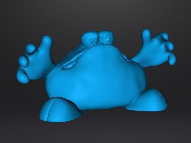 TRAP DOOR THE BIG RED THING FANTASY FIGURE MODEL TOY SCULPTURE 3D print model_11