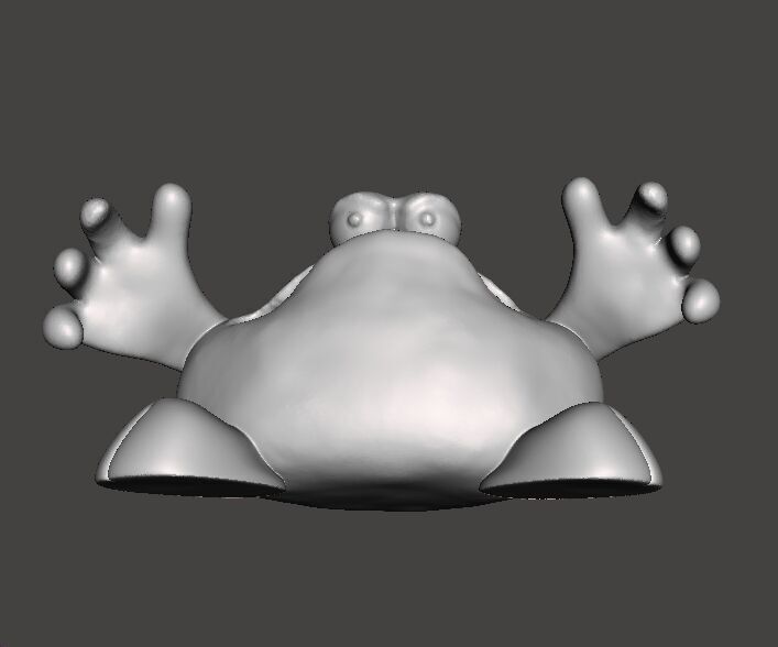 TRAP DOOR THE BIG RED THING FANTASY FIGURE MODEL TOY SCULPTURE 3D print model_9