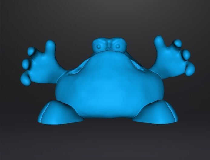 TRAP DOOR THE BIG RED THING FANTASY FIGURE MODEL TOY SCULPTURE 3D print model_10