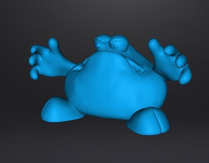 TRAP DOOR THE BIG RED THING FANTASY FIGURE MODEL TOY SCULPTURE 3D print model_12